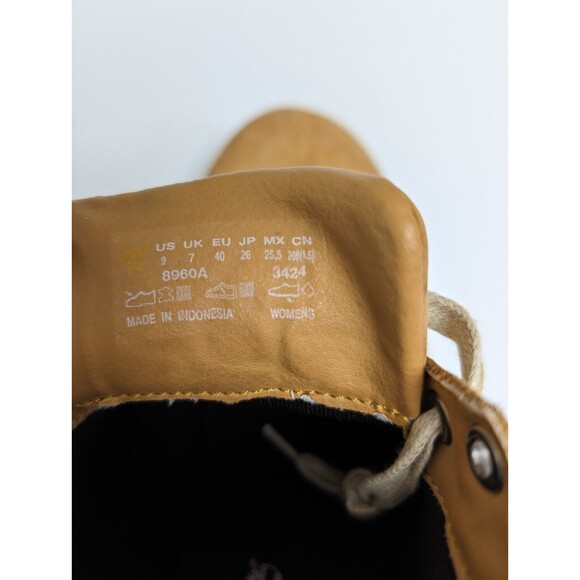 Timberland Earthkeepers Women's Chukka Wheat Nubuck Boots 8960A Size 9 - Picture 5 of 8